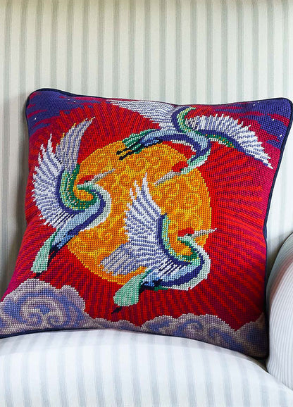 Ehrman Cranes Day Cushion