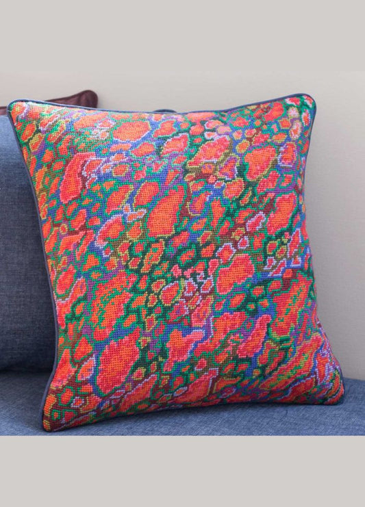 Ehrman Archipelago Scarlet Cushion