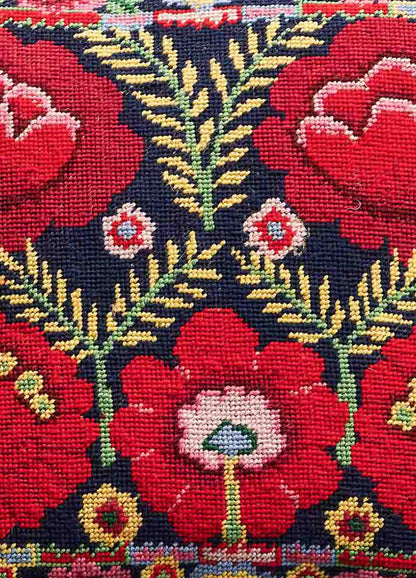 Ehrman Embroidered Flowers Cushion