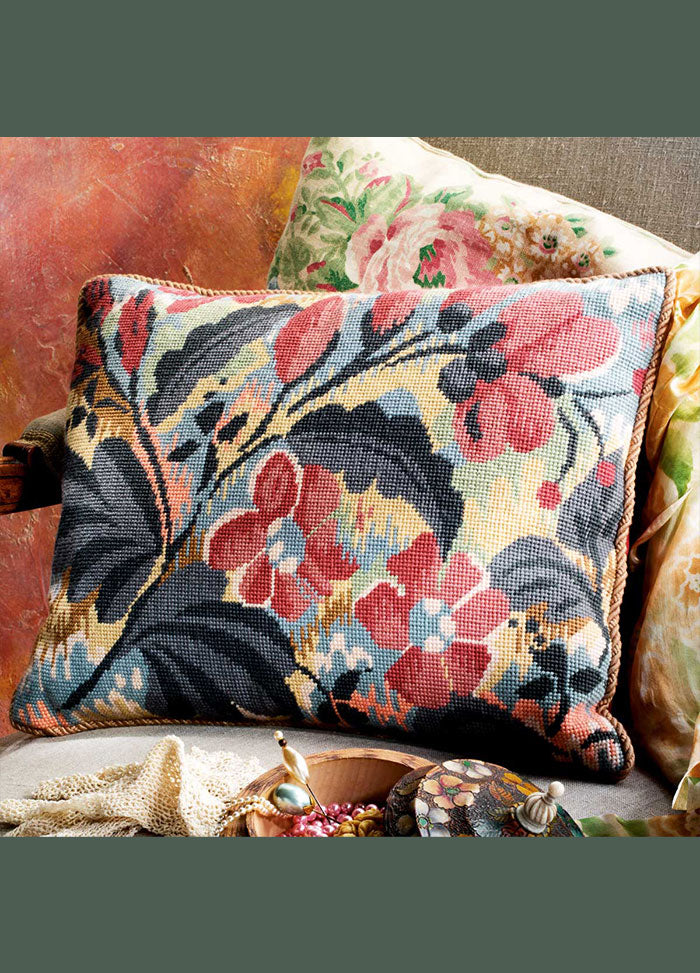 Ehrman Flowing Flower Cushion