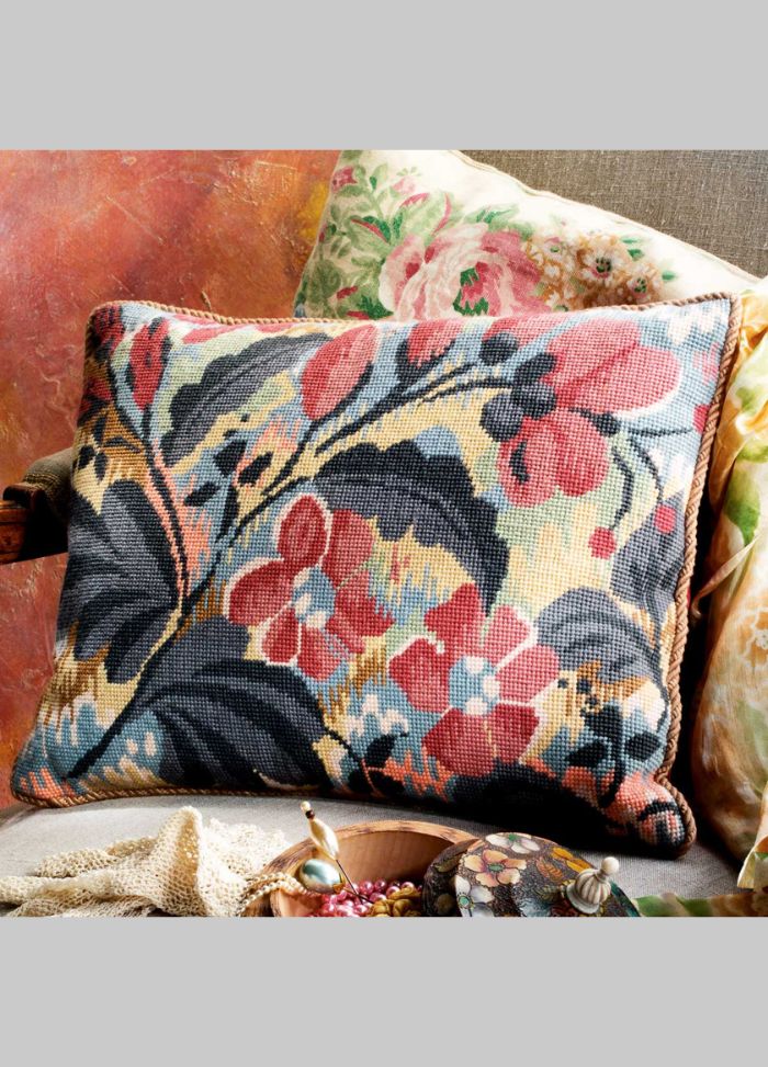 Ehrman Flowing Flower Cushion