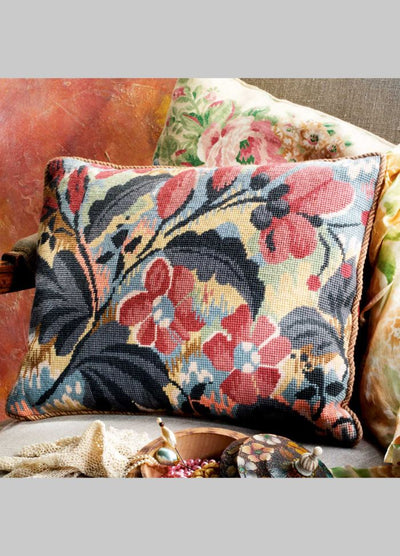 Ehrman Flowing Flower Cushion