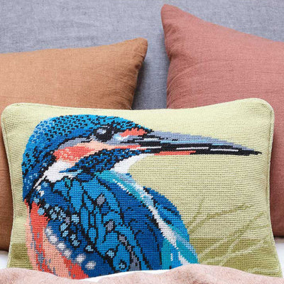 Ehrman Kingfisher Cushion