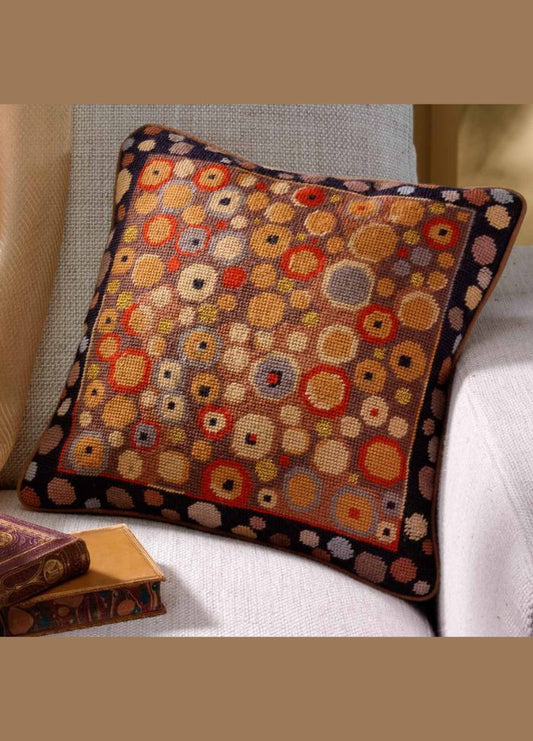 Ehrman Klimt Gold Cushion