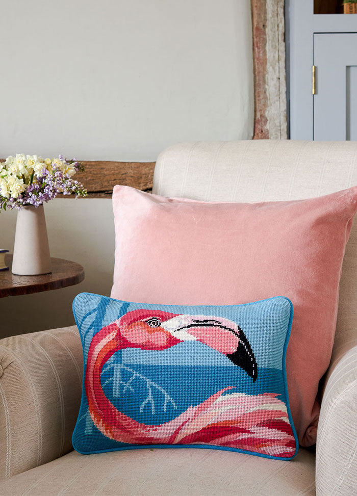 Ehrman Pretty Flamingo Cushion
