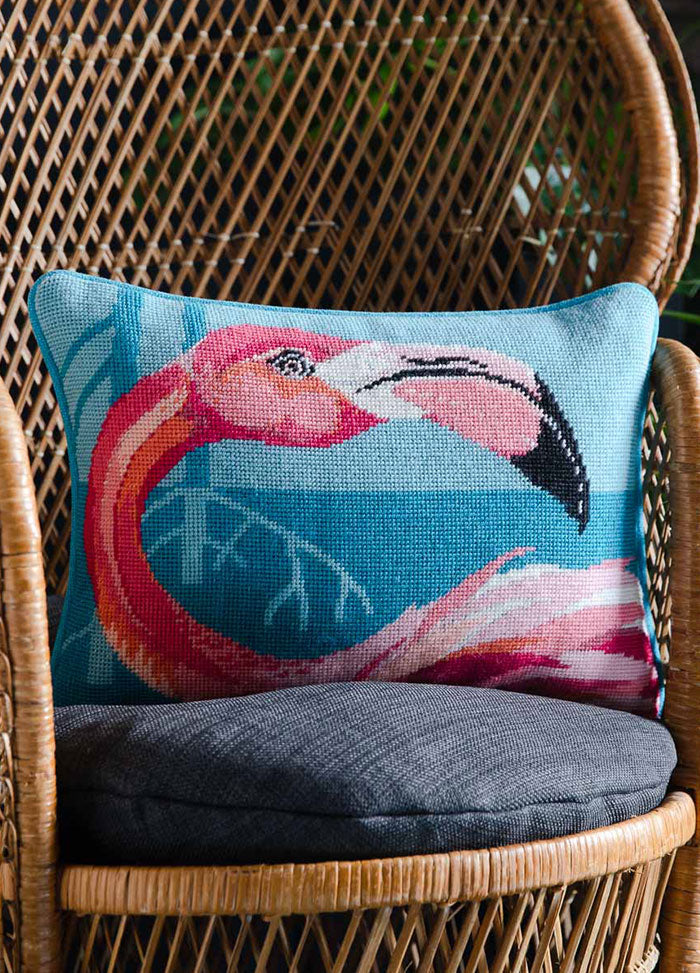 Ehrman Pretty Flamingo Cushion