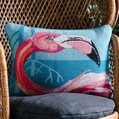 Ehrman Pretty Flamingo Cushion
