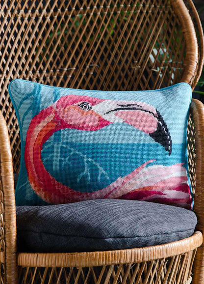 Ehrman Pretty Flamingo Cushion