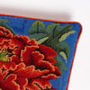Ehrman Red Chinese Peony Cushion