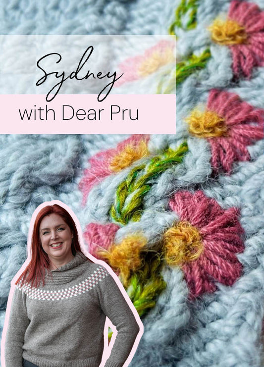 Embroidery On Knits with Dear Pru - SYDNEY
