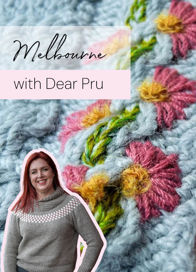 Embroidery On Knits with Dear Pru - MELBOURNE