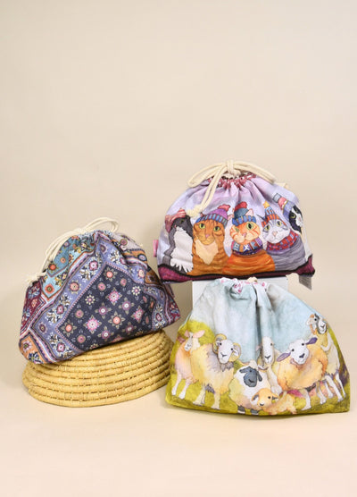 Emma Ball Drawstring Project Bag