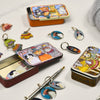 Emma Ball Stitch Markers in a Pocket Tin