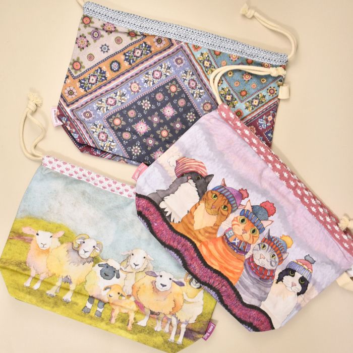 Emma Ball Drawstring Project Bag