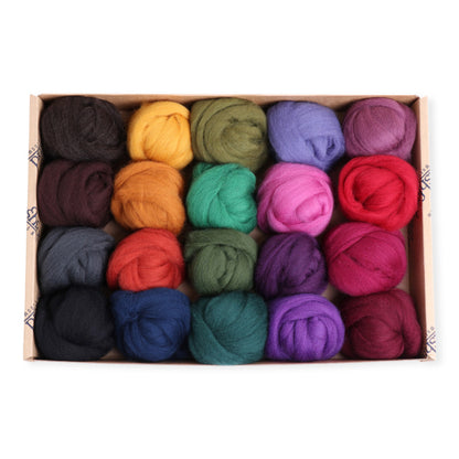 Ashford Corriedale 20 Colour Sampler Pack