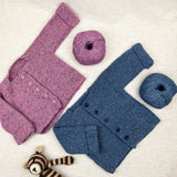 Garter Stitch Baby Jacket & Hat in Empire 8ply