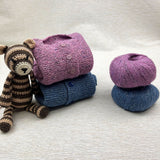 Garter Stitch Baby Jacket & Hat Bundle (Yarn+Pattern)