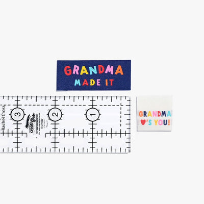 KYLIE AND THE MACHINE Grandma Made It/Grandma Loves You! Sew-in Labels