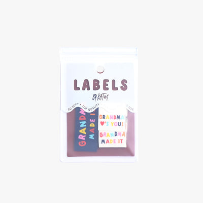 KYLIE AND THE MACHINE Grandma Made It/Grandma Loves You! Sew-in Labels