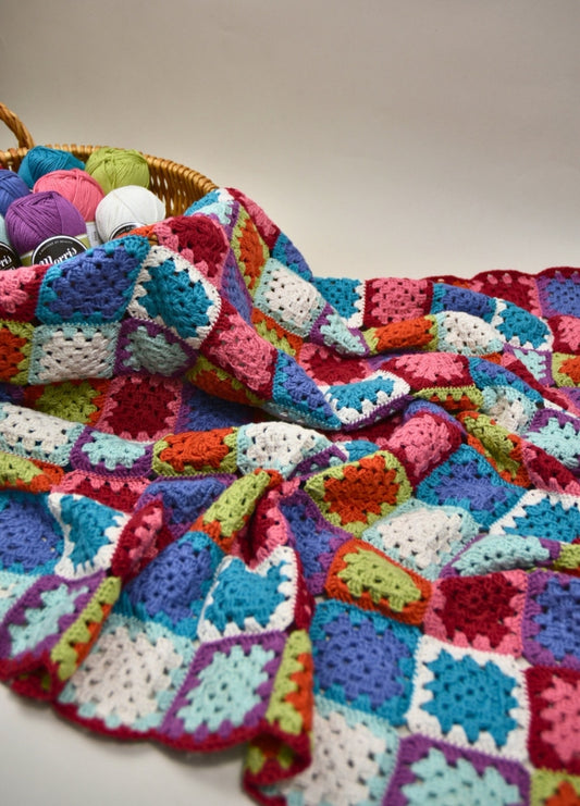 Granny Square Baby Blanket Digital Pattern