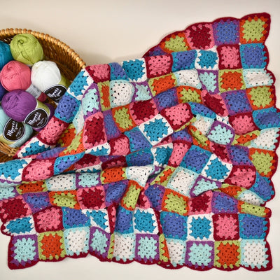 Granny Square Baby Blanket Digital Pattern