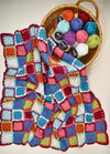 Granny Square Baby Blanket Crochet Kit