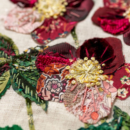 Wattle & Loop Hellebores Slow Stitching Kit