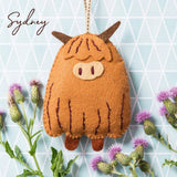 Kids Workshop - Corrinne Lapierre Highland Cow Felt Craft - SYDNEY