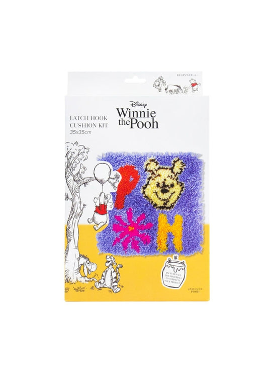 Disney Winnie the Pooh Latch Hook Cushion Kit