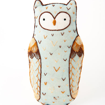 Kiriki Press Horned Owl Embroidery Kit