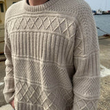 Ingrid sweater man by petiteknit yarn and pattern bundle