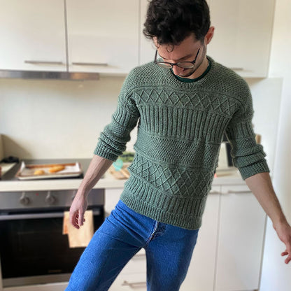 PetiteKnit Ingrid Sweater Man Kit