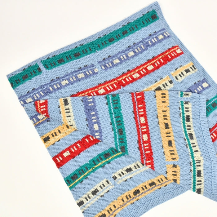 Jake Henzler Toy Trains Blanket Digital Pattern