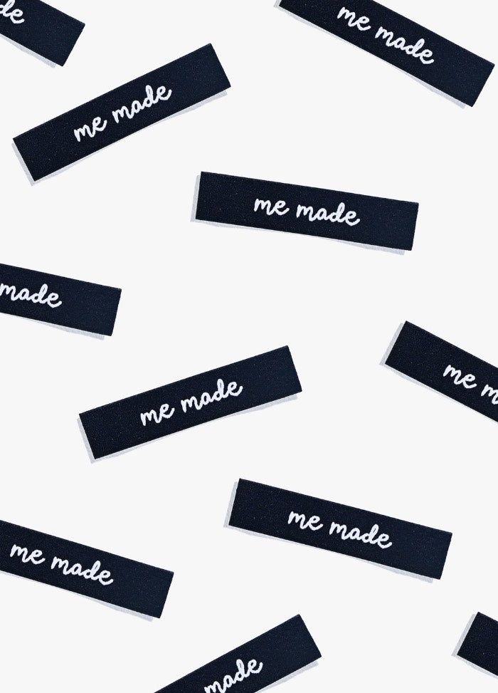 Me Made End Fold Labels Sew-in Labels scattered
