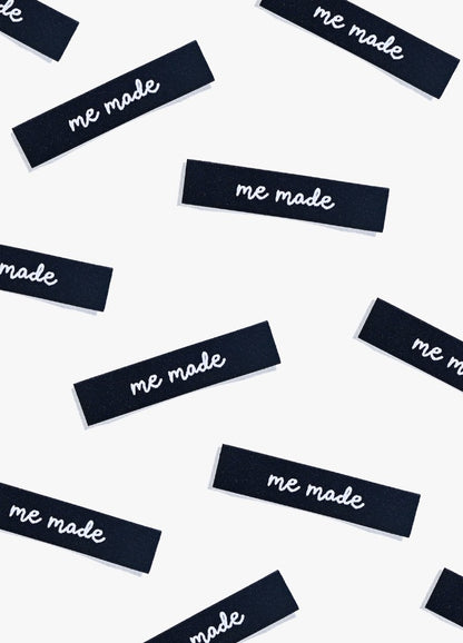 Me Made End Fold Labels Sew-in Labels scattered