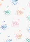 'You Are Loved' Labels Sew-in Labels scattered
