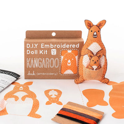 Kiriki Press Kangaroo Embroidery Kit