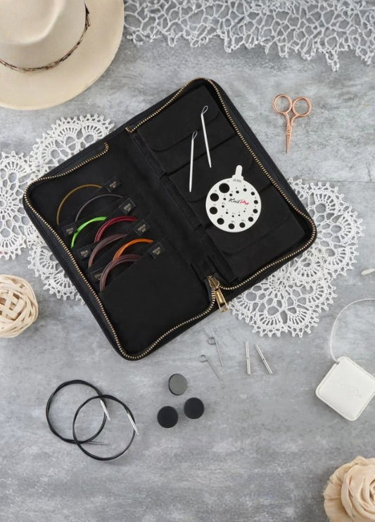 Knit Pro Cable Case (Coal)