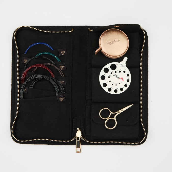 Knit Pro Cable Case (Coal)
