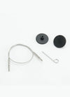 KnitPro GlideX Stainless Steel Fixed Cable