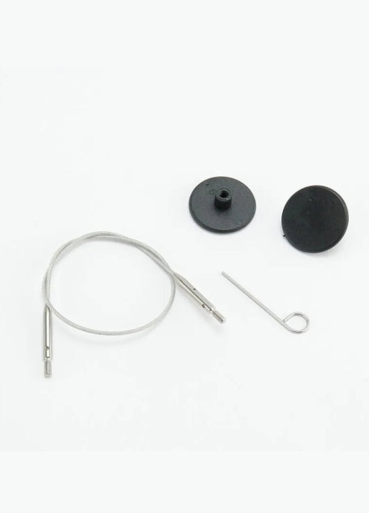 KnitPro GlideX Stainless Steel Fixed Cable