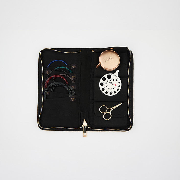 Knit Pro Cable Case (Coal)