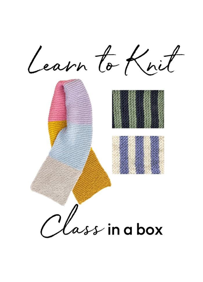 Class in a Box: Learn to Knit a Scarf Kit