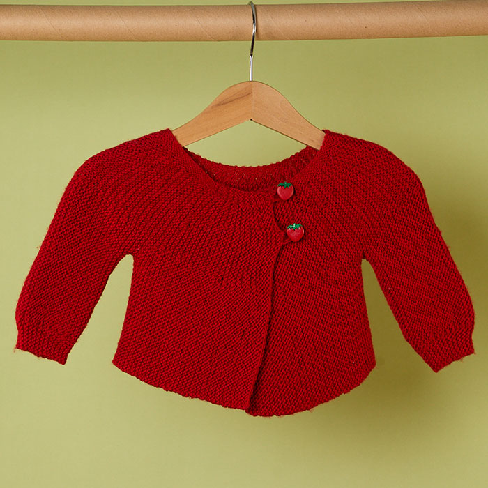 La Vie En Rose Baby Cardigan Kit