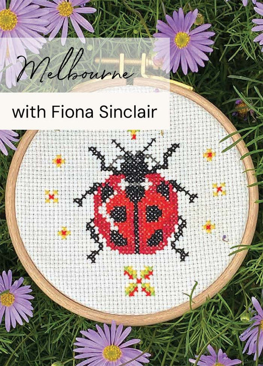 Learn to Cross Stitch - Ladybird- MELBOURNE