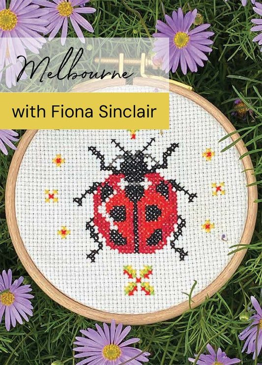 Learn to Cross Stitch - Ladybird- MELBOURNE