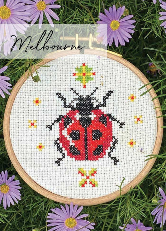 Learn to Cross Stitch - Ladybird- MELBOURNE