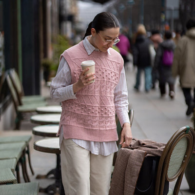Laine Break the Pattern Vest Kit (from Laine Magazine 30)