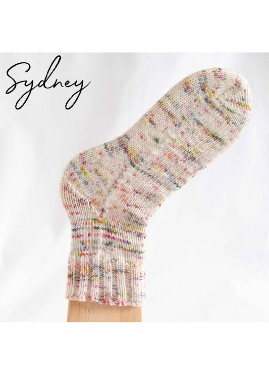 Learn to Knit Socks - SYDNEY