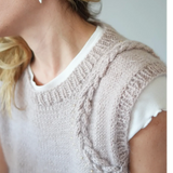 Pope Knits - Braided Lines Vest Bundle - Yarn & Digital Pattern
